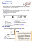 Extron electronics SMD 101 Setup guide