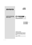 Aiwa CT-FX530M Operating instructions