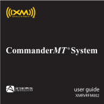 Audiovox CommanderMT 128-7902A User guide