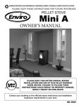 Enviro Mini A Owner`s manual