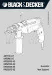 Black & Decker AST1XC Instruction manual