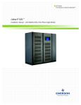 Emerson NXL 250 Installation manual