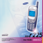 Samsung SGH-R225 User guide