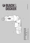 Black & Decker HP362 Instruction manual