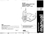 VTech VT 1980 Operating instructions