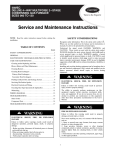 Carrier 58MEC Instruction manual