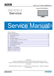 Acer RA19WAANU Service manual