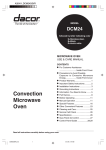 Dacor DCM24 Specifications