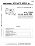 Sharp VL-A110UC Service manual