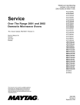 Maytag MMV5156AAB Service manual