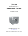 Vinotemp WM-6500SSH Owner`s manual