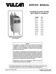 Vulcan-Hart ERD50F 126906 Service manual