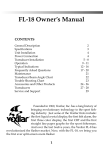 VEXILAR FL-10 Owner`s manual