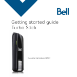 Bell 3G Turbo Card User manual