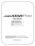 CompuSTAR P1WSHR User manual