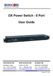 Minicom Advanced Systems DX System User guide