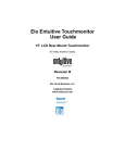 Elo TouchSystems 1545L User guide