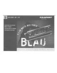 Blaupunkt Nevada RDM 168 US Specifications