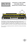 MTH Electric Trains E-33 Operating instructions