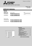 Mitsubishi Electric PUHZ-SW50VHA Service manual