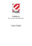 Encore ENHWI-2AN4 Series User`s guide