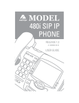 Aastra 480I CT User guide