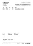 Zanussi Electrolux Gas hobs Technical data