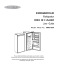 Avant Garde ARM1102W User guide