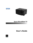 MovieMate 72 - User`s Guide - Epson America, Inc.