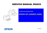 Epson 6200A Service manual