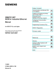 Siemens NCM S7 User manual