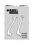 Black & Decker GL420 Instruction manual