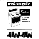 Whirlpool RF306BXP Use & care guide