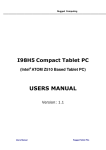 Winmate I98H5 Operating instructions