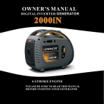 ERMA 2000iN Owner`s manual