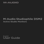 M-Audio DSM2 User guide