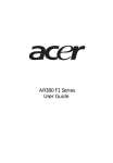 Acer AR380 F2 User guide