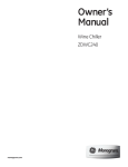 Monogram ZDWC240 Owner`s manual