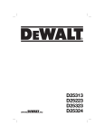 DeWalt D25313 Technical data