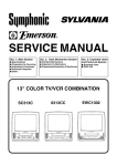 Emerson EWC1302 Service manual