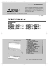 Mitsubishi MCFH-18WV Service manual