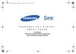 Samsung I100 User manual