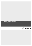 Bosch DiBos Micro Installation guide