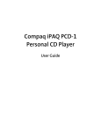 Compaq PCD-1 User guide