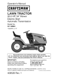 Craftsman 917.28991 Operator`s manual