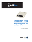 Multitech MT5634ZBA-VV.90 User guide