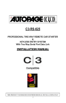 Autopage MA-200 Installation manual