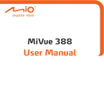 Mio MiVue 388 User manual