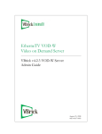 VBrick Systems VOD-W Server VBrick v4.2.3 User`s guide