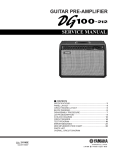 Yamaha DG100-212 Service manual